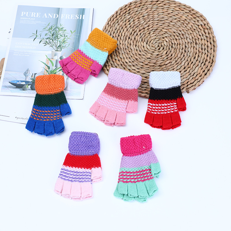 ��Ů������ͯ��ָ���� �ﶬ��¶ָ��ůСѧ��ë����֯���� 5Ԫ